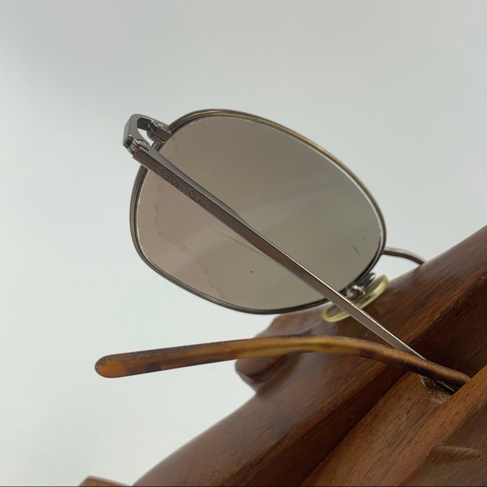 Calvin Klein Tortoise Oval Sunglasses Frames - Picture 5 of 7